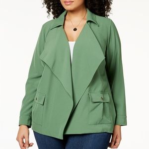 NY Collection Plus Size Open Front Jacket size 1X
